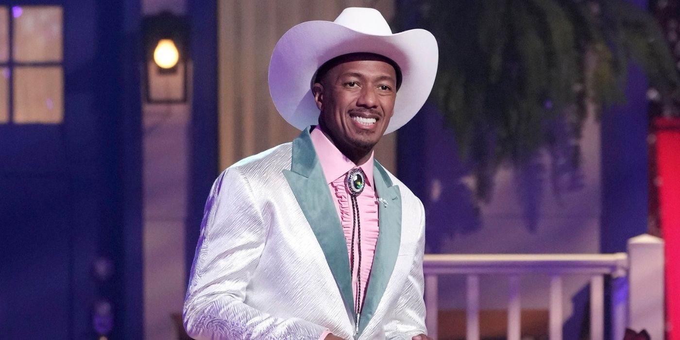 Nick Cannon sports a cowboy hat and bolo tie for Grand Ole Opry Night on &lsquo;The Masked Singer&rsquo; Season 13.