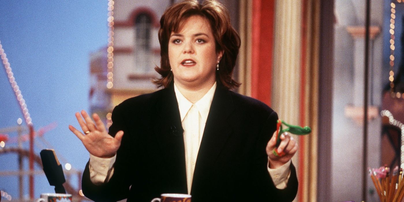Rosie O&rsquo;Donnell on the set of &lsquo;The Rosie O&rsquo;Donnell Show.'
