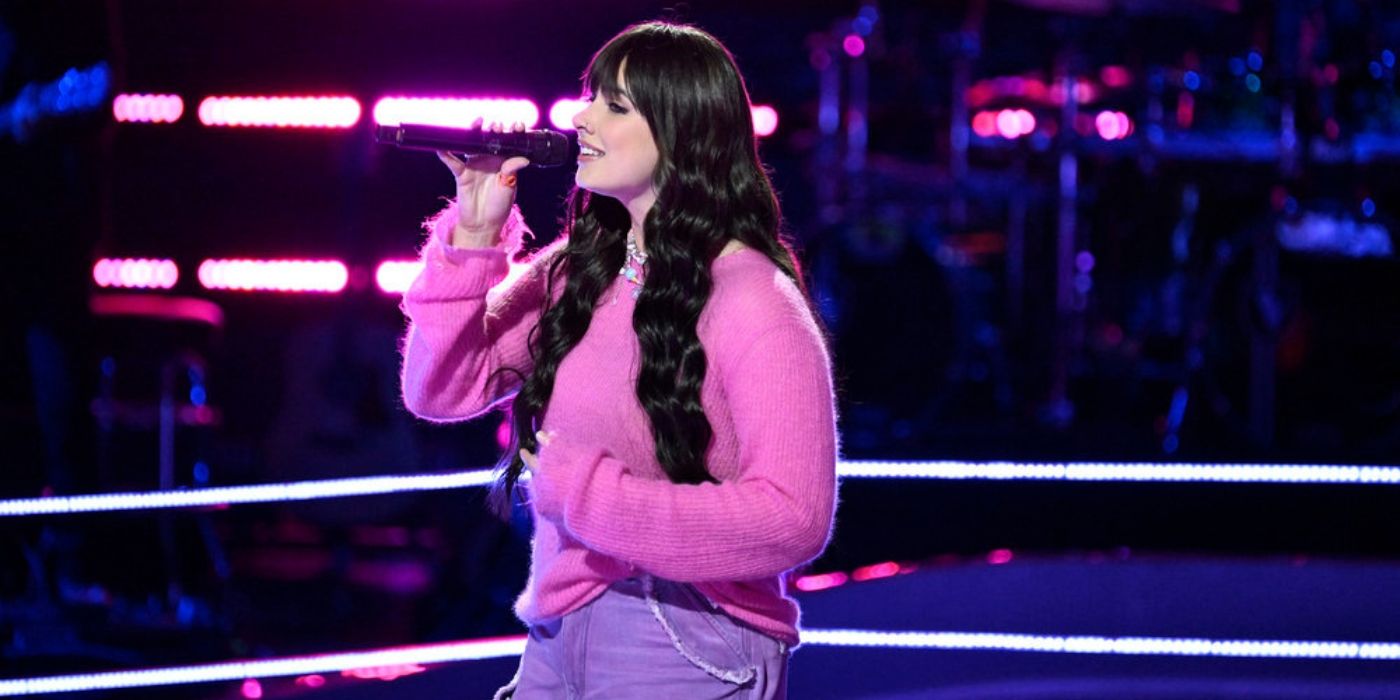 Jadyn Cree during 'The Voice' Season 27 Battles.