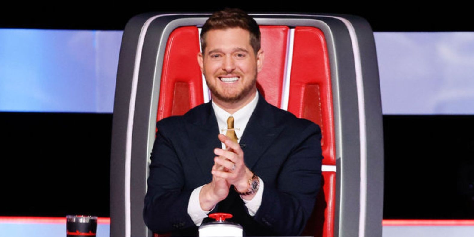 Michael Bublé smiles on 'The Voice' Season 27.