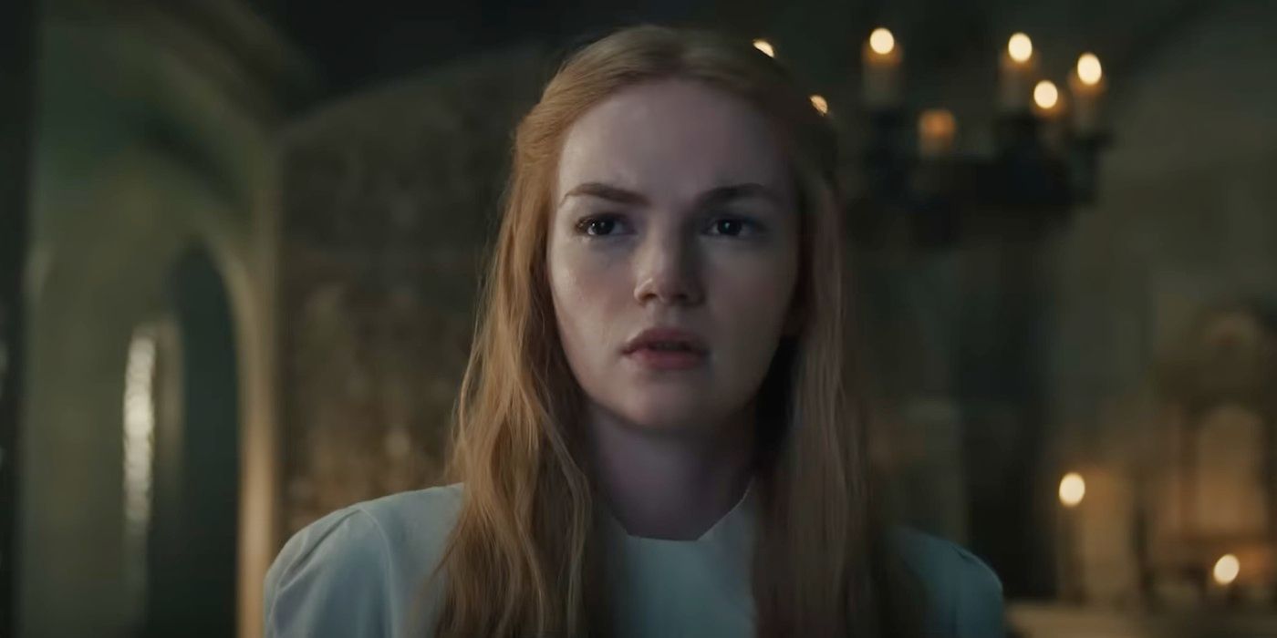 Elayne (Ceara Coveney) looking worried in The Wheel of Time Season 3 Episode 3