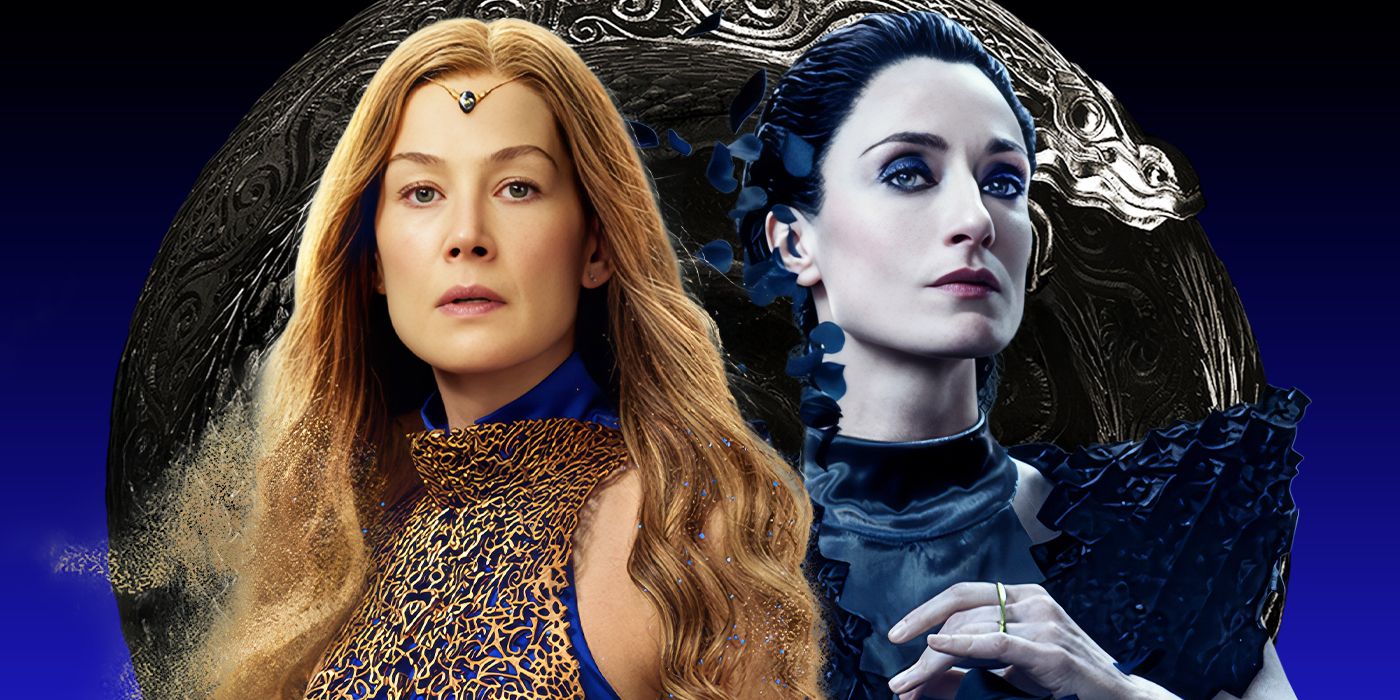 Moiraine and Lanfear in The Wheel of Time