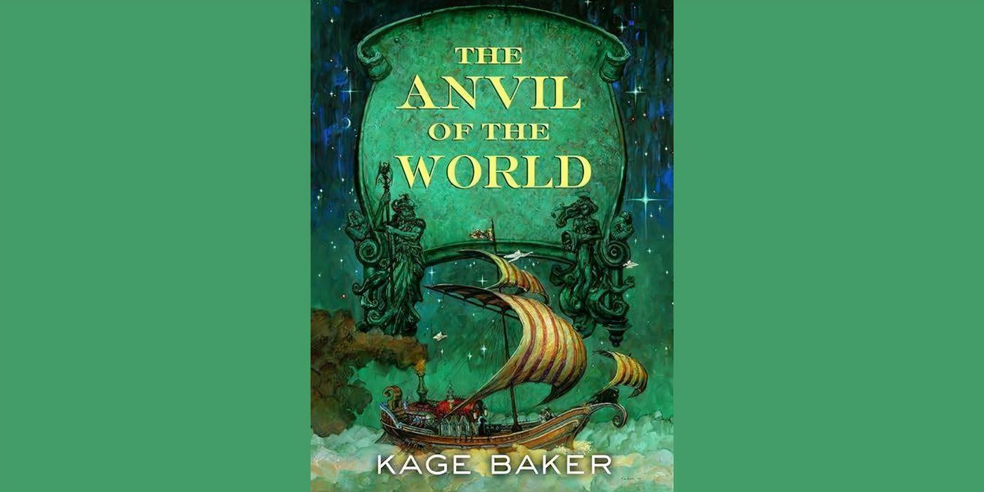 the front cover of &lsquo;the anvil of the world&rsquo; by kage baker