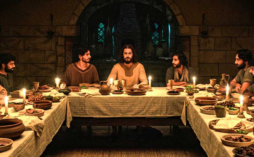 A poster from The Chosen Season 5: The Last Supper
