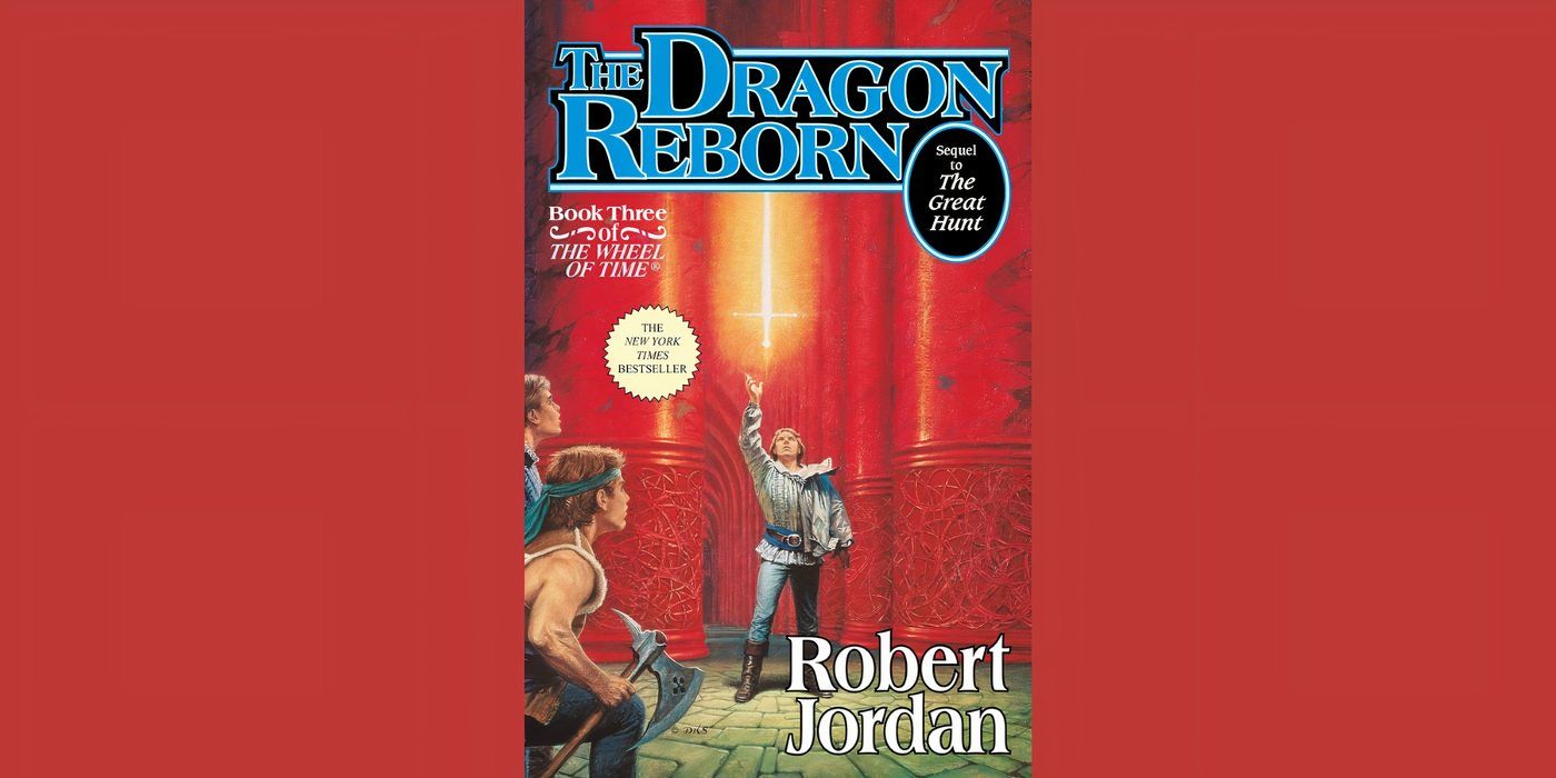 the front cover of &lsquo;the dragon reborn&rsquo; by robert jordan