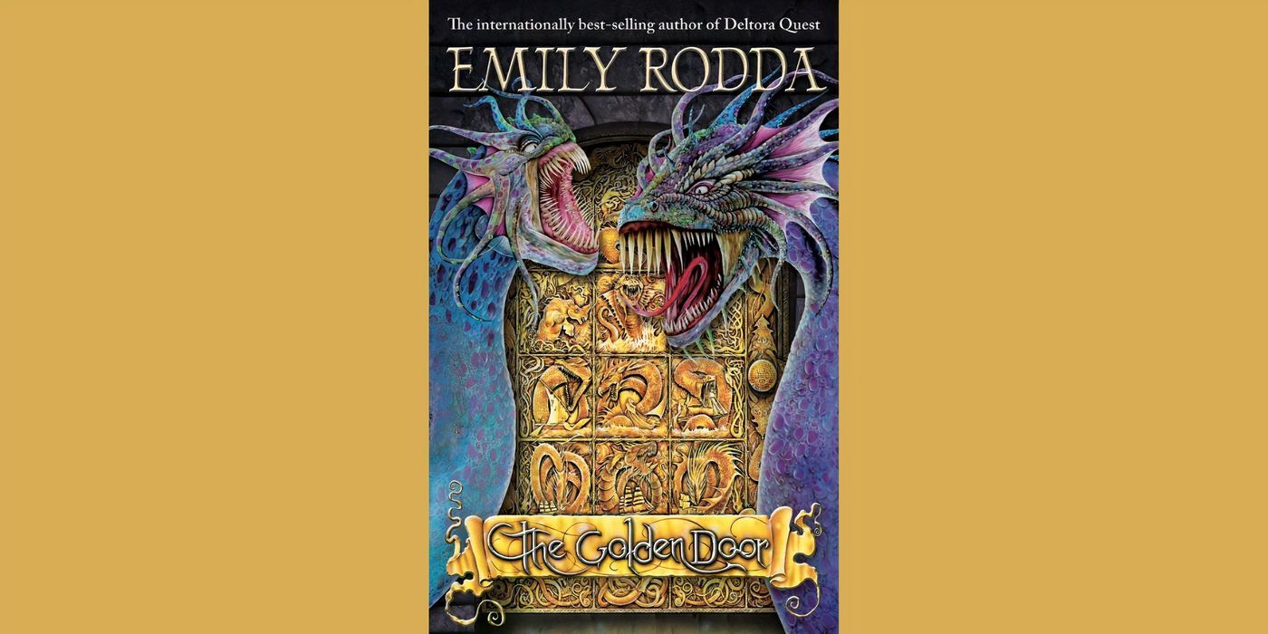The front cover of &lsquo;The Golden Door&rsquo; by Emily Rodda