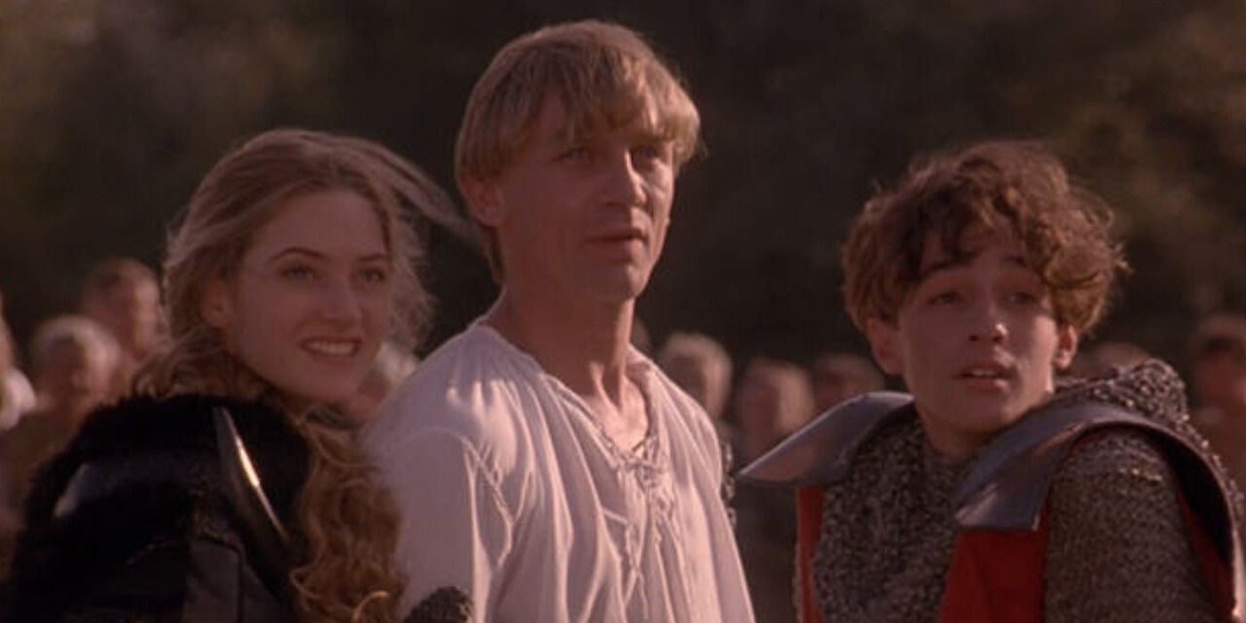 Thomas Ian Nicholas, Daniel Craig, and Kate Winslet in 'A Kid in King Arthur's Court'