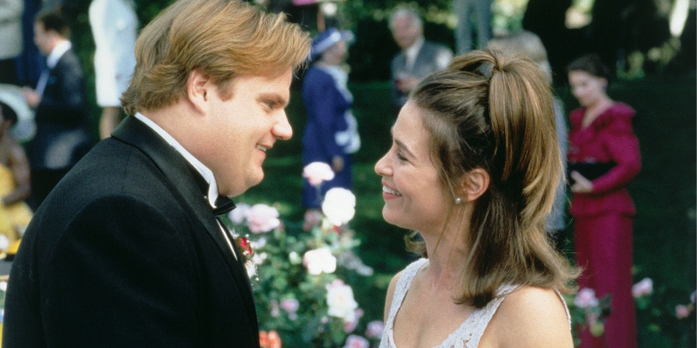 Chris Farley and Julie Warner in Tommy Boy restored in 4K