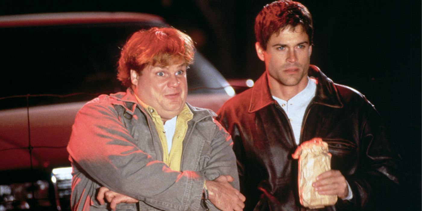 Chris Farley and Rob Lowe in Tommy Boy restored in 4K