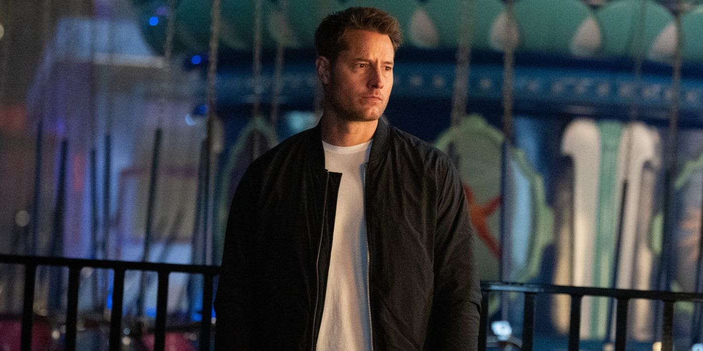 justin hartley as colter shaw in tracker season 2 episode 12