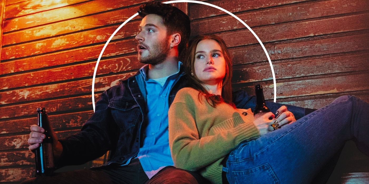 Froy Gutierrez and Madelaine Petsch lounging together in The Strangers: Chapter 1 custom image