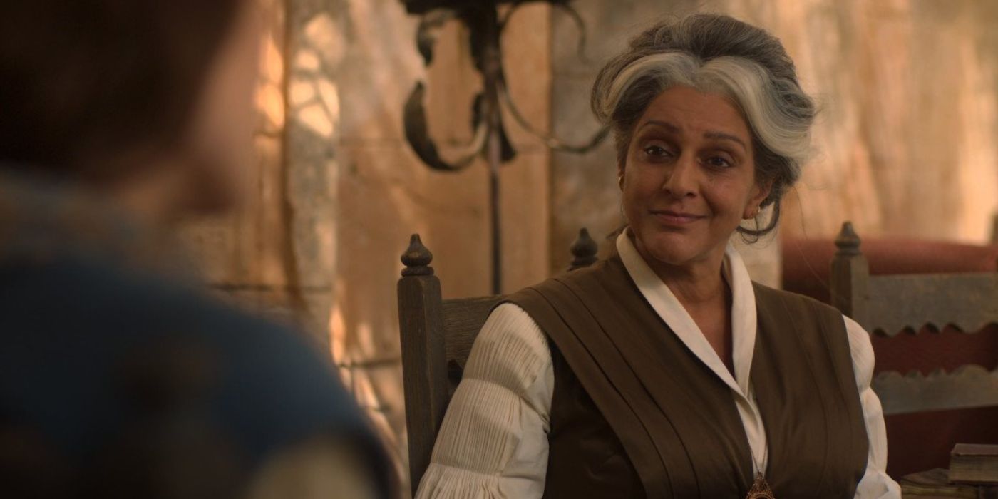 Meera Syal as Verin Mathwin in &lsquo;The Wheel of Time&rsquo;.