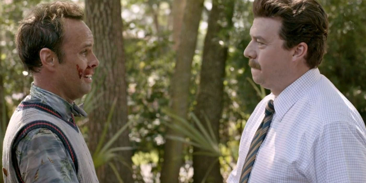 Lee Russell and Neal Gamby have a bloody reunion in Vice Principals