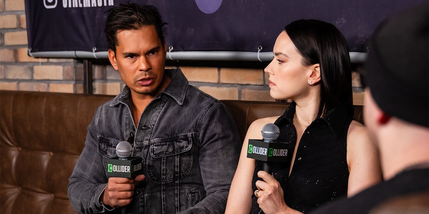 Mark Coles Smith and Daisy Ridley at SXSW 2025 for We Bury the Dead