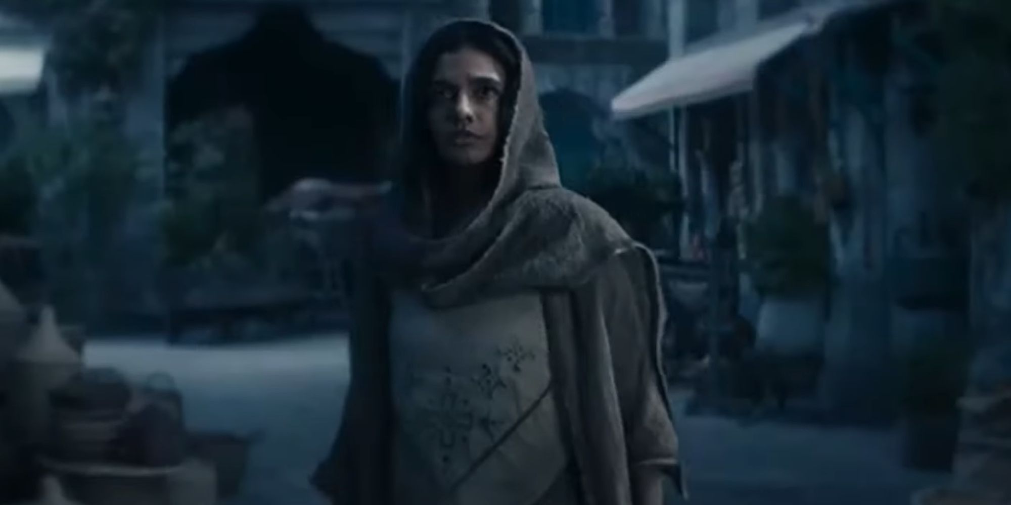 Egwene (Madeleine Madden) in tel&rsquo;aran&rsquo;rhiod in The Wheel of Time Season 3