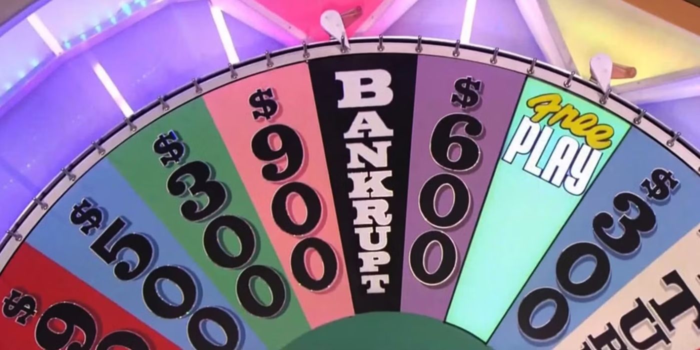The Wheel of Fortune Bankrupt Wedge