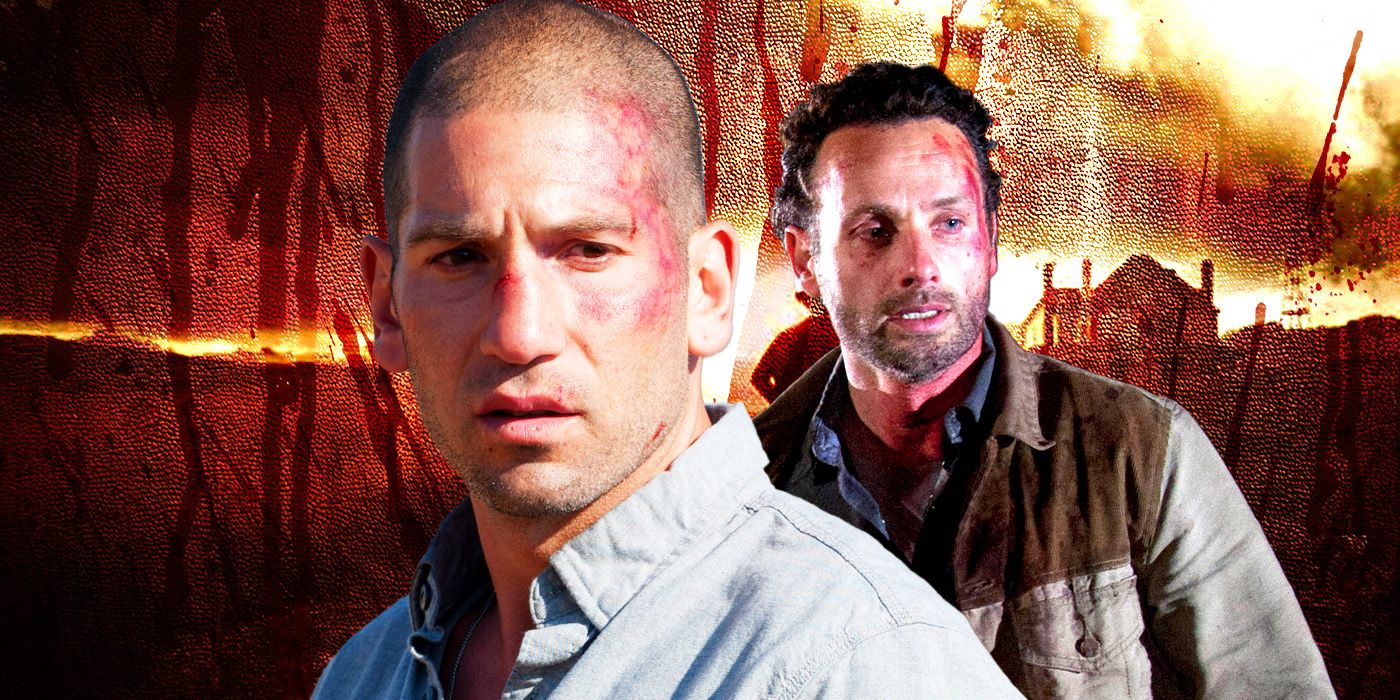 Custom image of Jon Bernthal and Andrew Lincoln as Shane and Rick in The Walking Dead