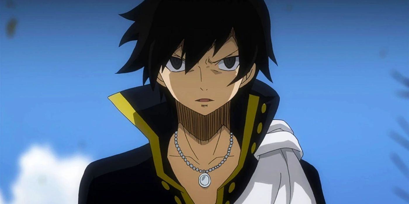 Zeref looking angry in Fairy Tail.