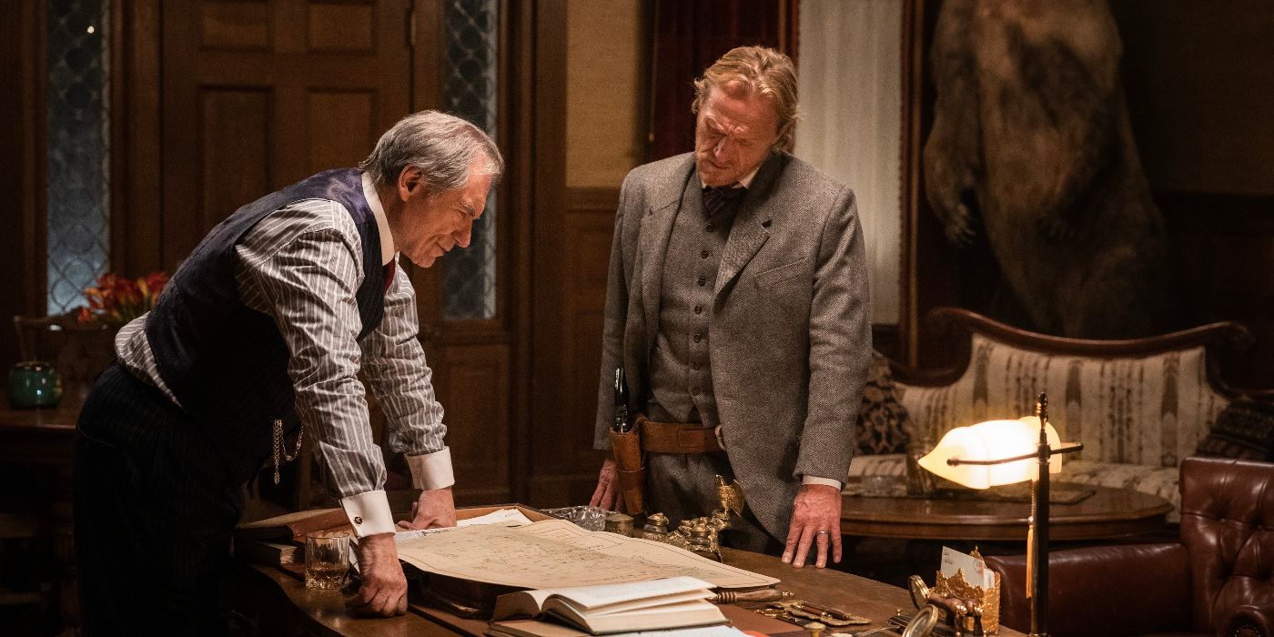 Timothy Dalton and Jerome Flynn in 1923 Season 2 Episode 4