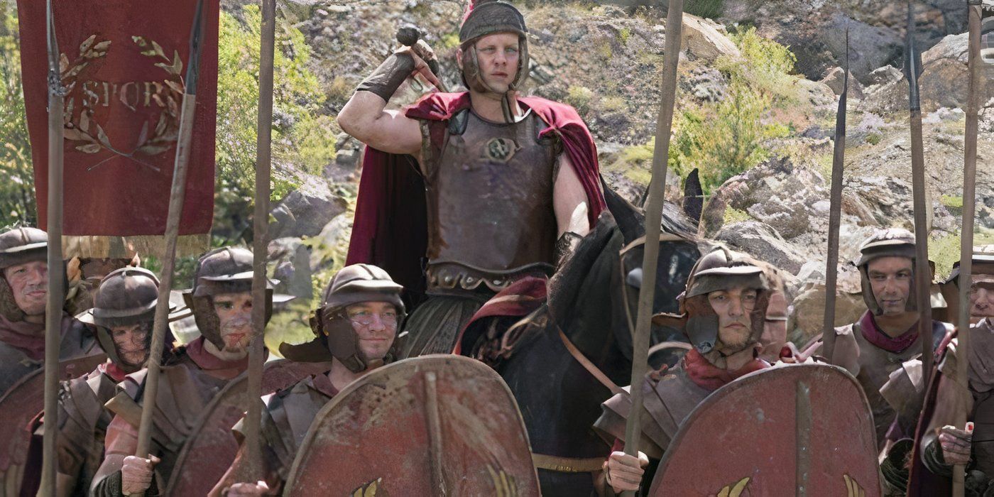 Roman legionnaires line up in 8 Days that Made Rome