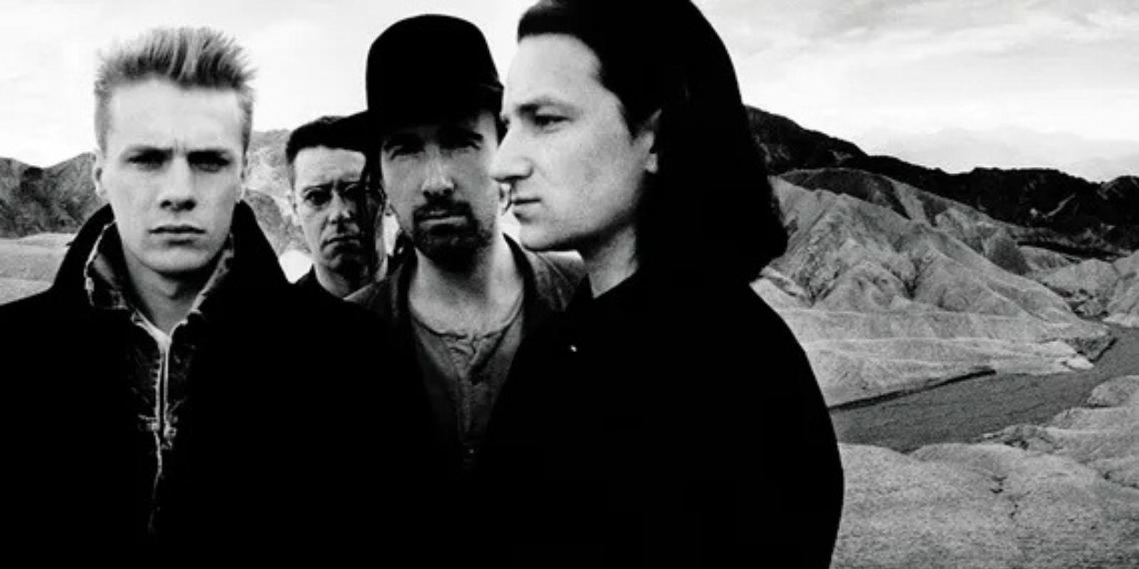 U2 in promotion for The Joshua Tree 