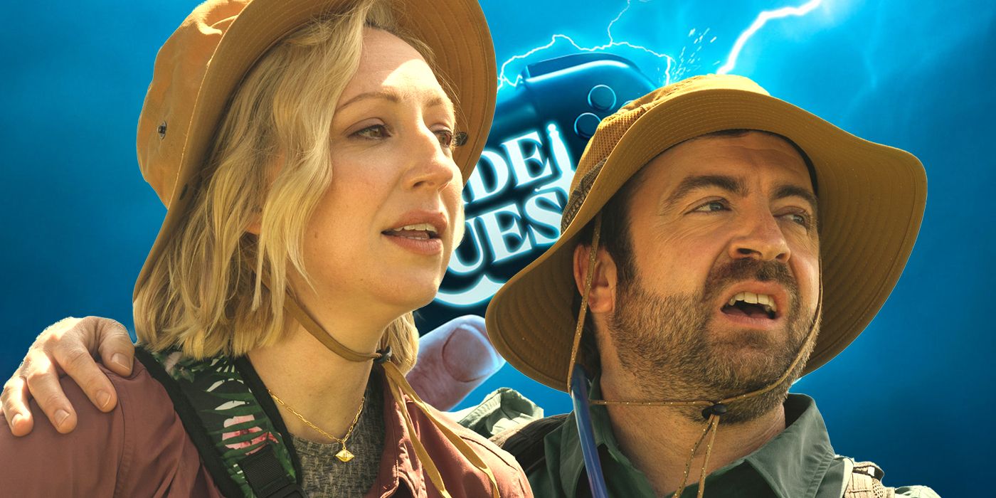 Custom image of Anna Konkle and Derek Waters for Side Quest interview