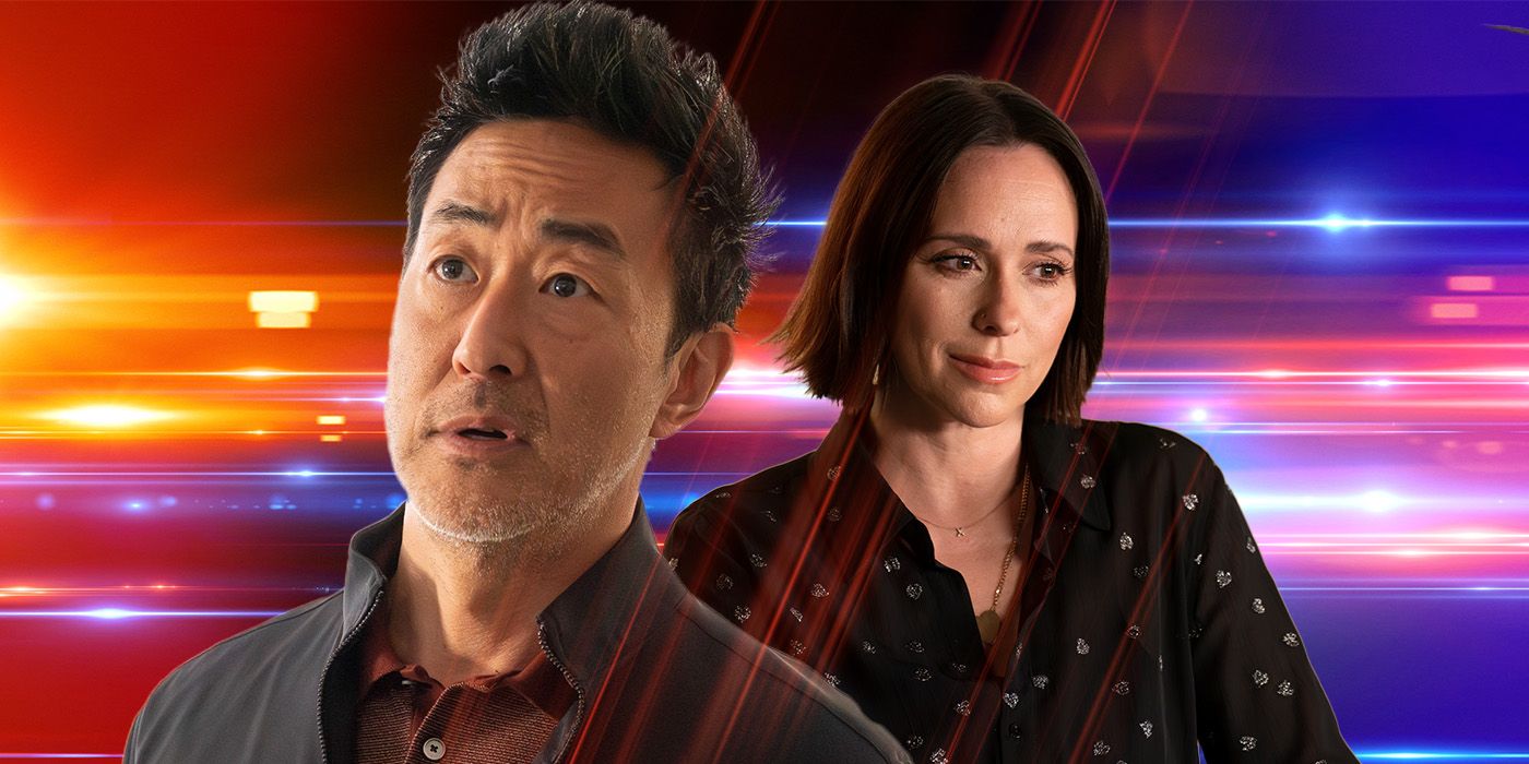 Kenneth Choi and Jennifer Love Hewitt as Chim and Maddie from 9-1-1