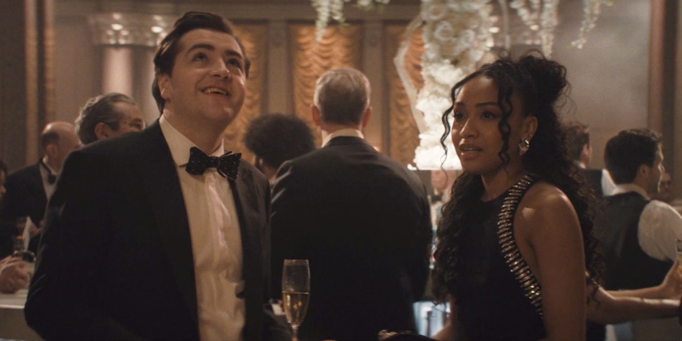 BB Urich (Genneya Walton) and Daniel Blake (Michael Gandolfini) at the Inaugural Ball in &lsquo;Daredevil: Born Again&rsquo; Episode 8.