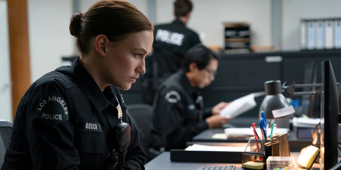 Madison Lintz sitting at a computer