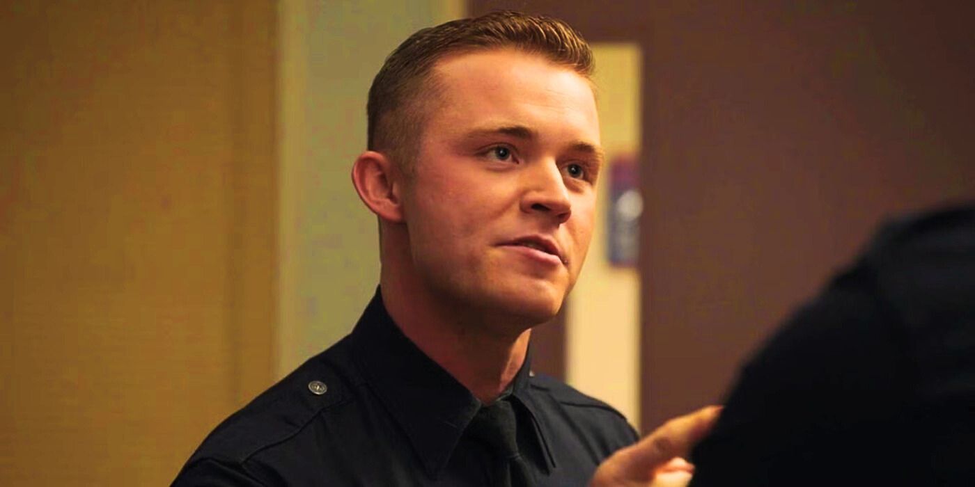Seth Ridley getting angry at Sergeant Grey in The Rookie Season 7