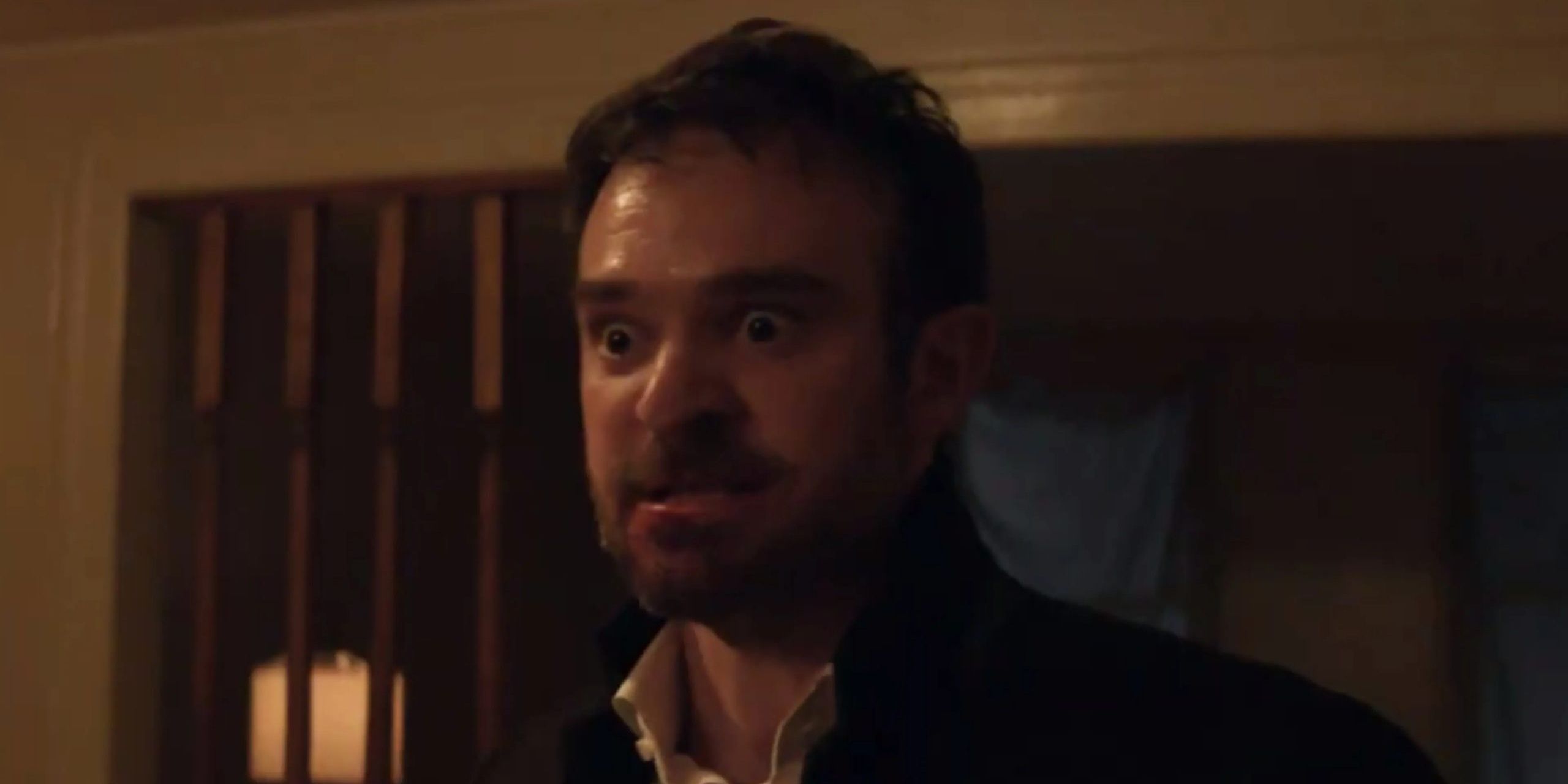 Matt Murdock angrily looking at someone off screen