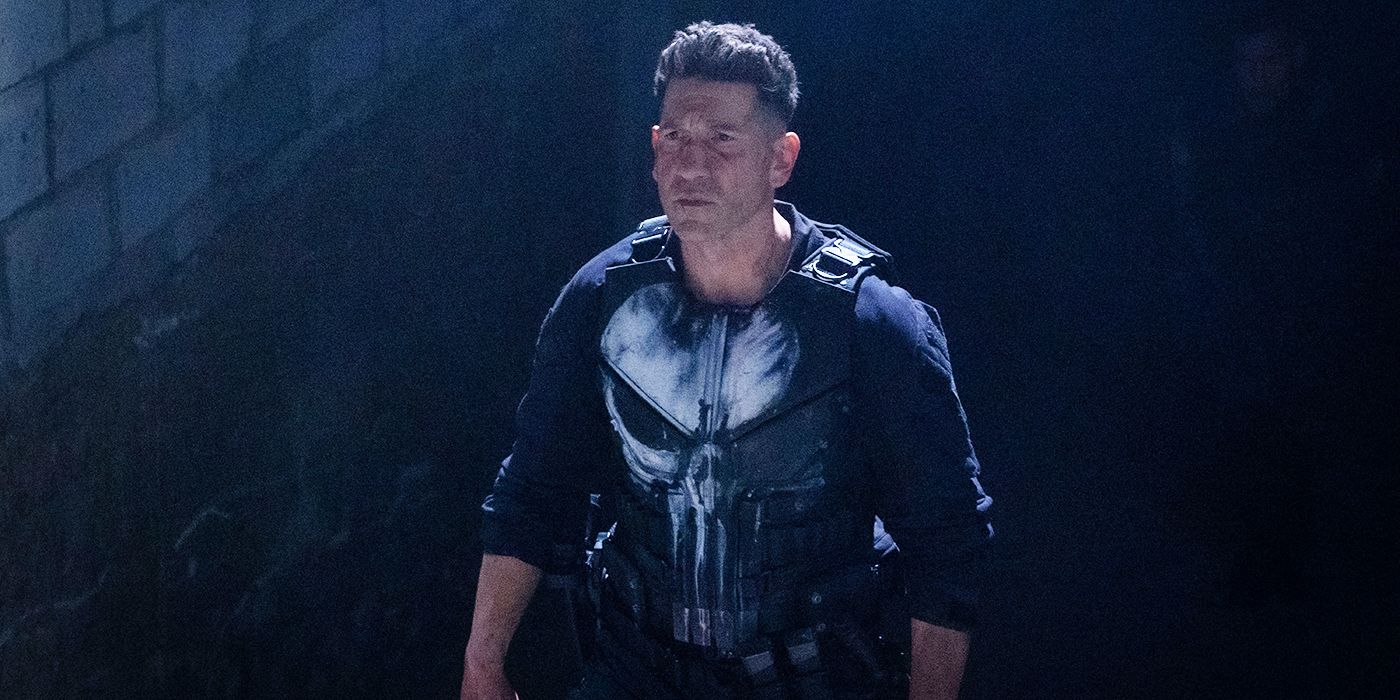 Jon Bernthal as the Punisher in his skull costume in Daredevil: Born Again Season 1, Episode 9.
