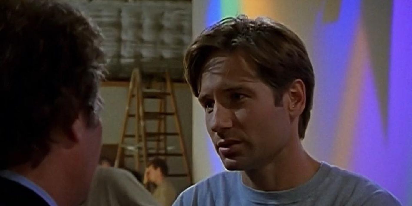 David Duchovny as himself backstage on &lsquo;The Larry Sanders Show&rsquo;