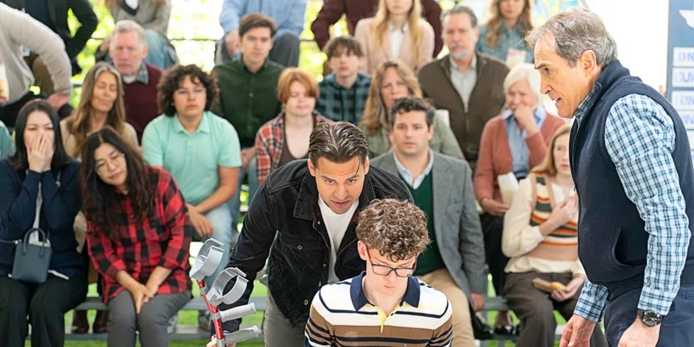 Eddie Diaz, Christopher Diaz, and Ramon Diaz at Chris' chess tournament in 9-1-1 Season 8