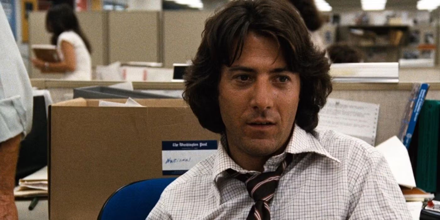 Dustin Hoffman as Carl Bernstein in &lsquo;All The President&rsquo;s Men&rsquo;