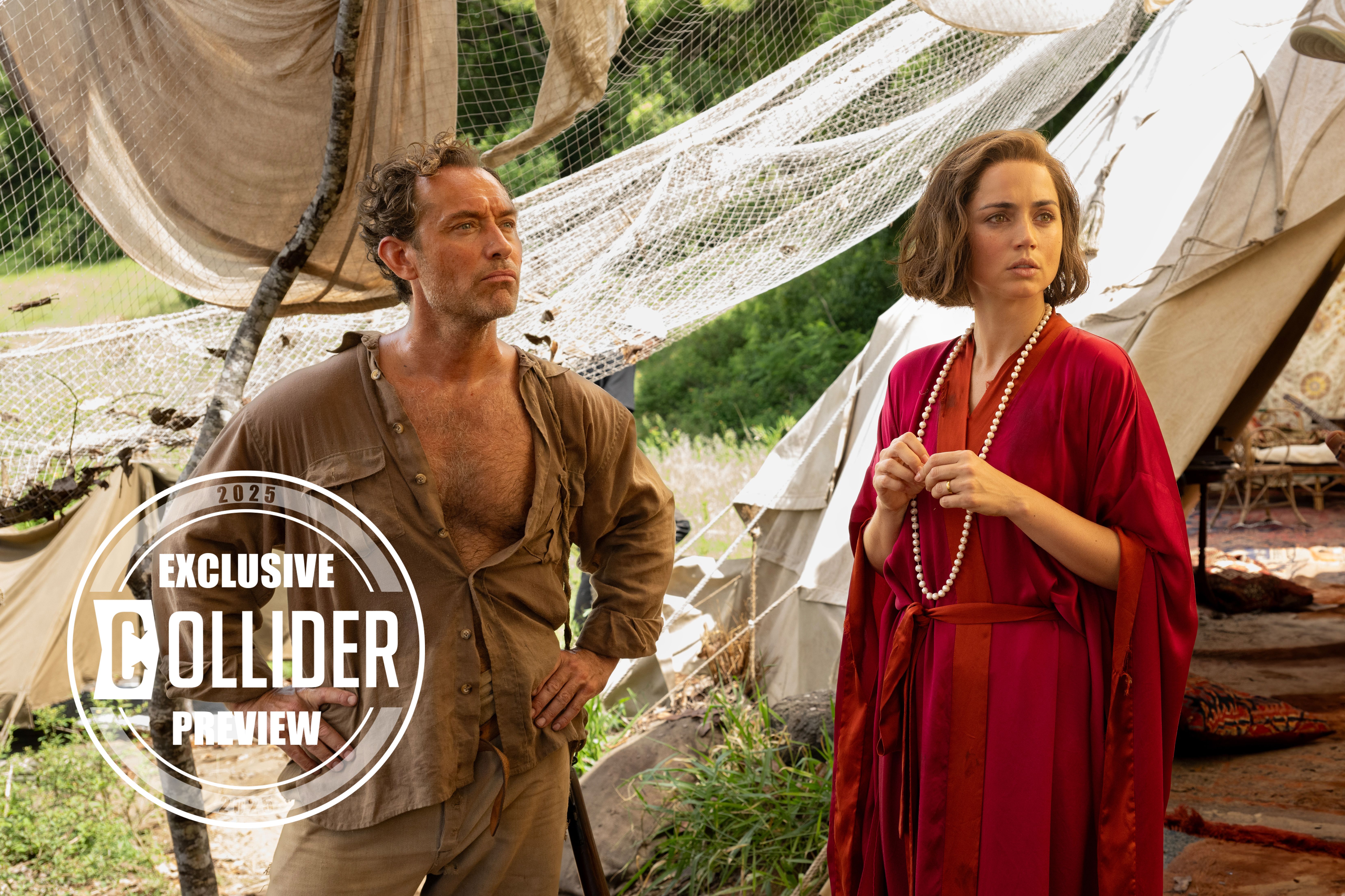 Ana de Armas and Jude Law in Eden