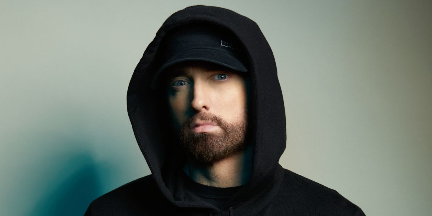 A portrait of Eminem.