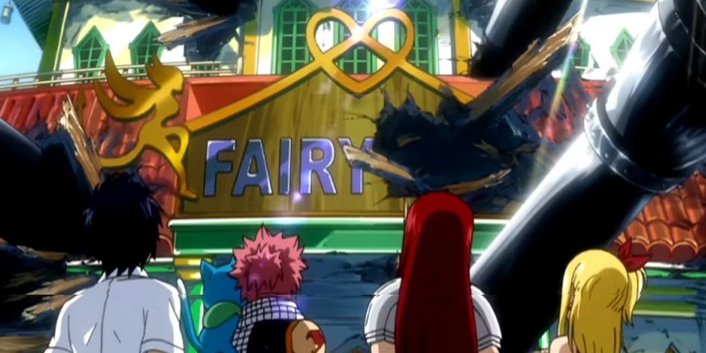 Fairy Tail guild destroyed