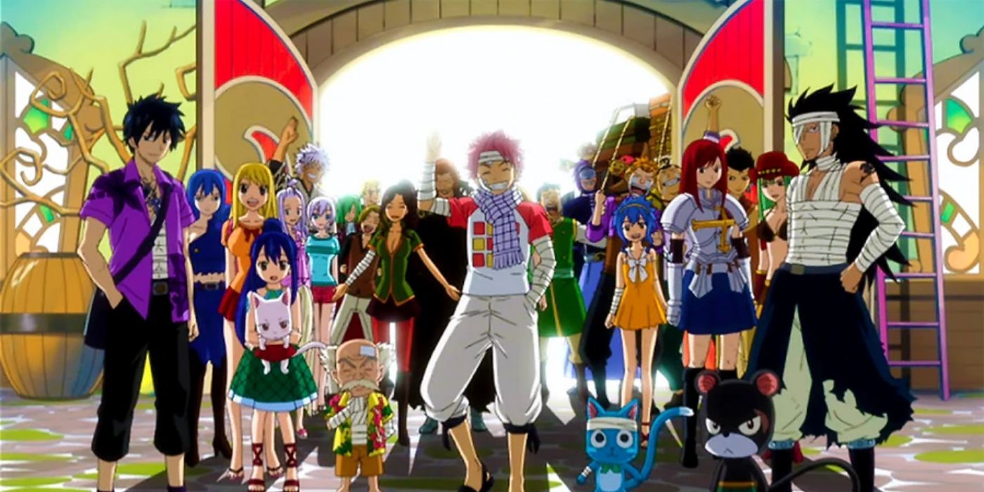 A guilda retorna feridos de Fairy Tail.