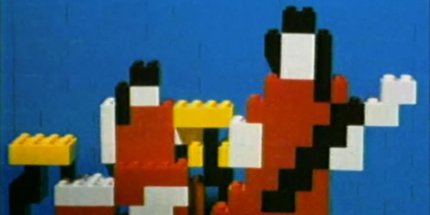Lego pieces in the Fell In Love With a Girl music video
