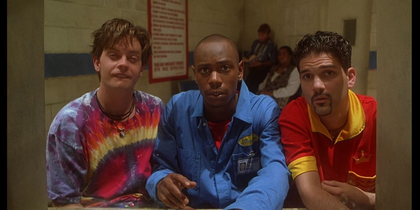 Dave Chappelle, Jim Breuer, and Guillermo Diaz in Half Baked