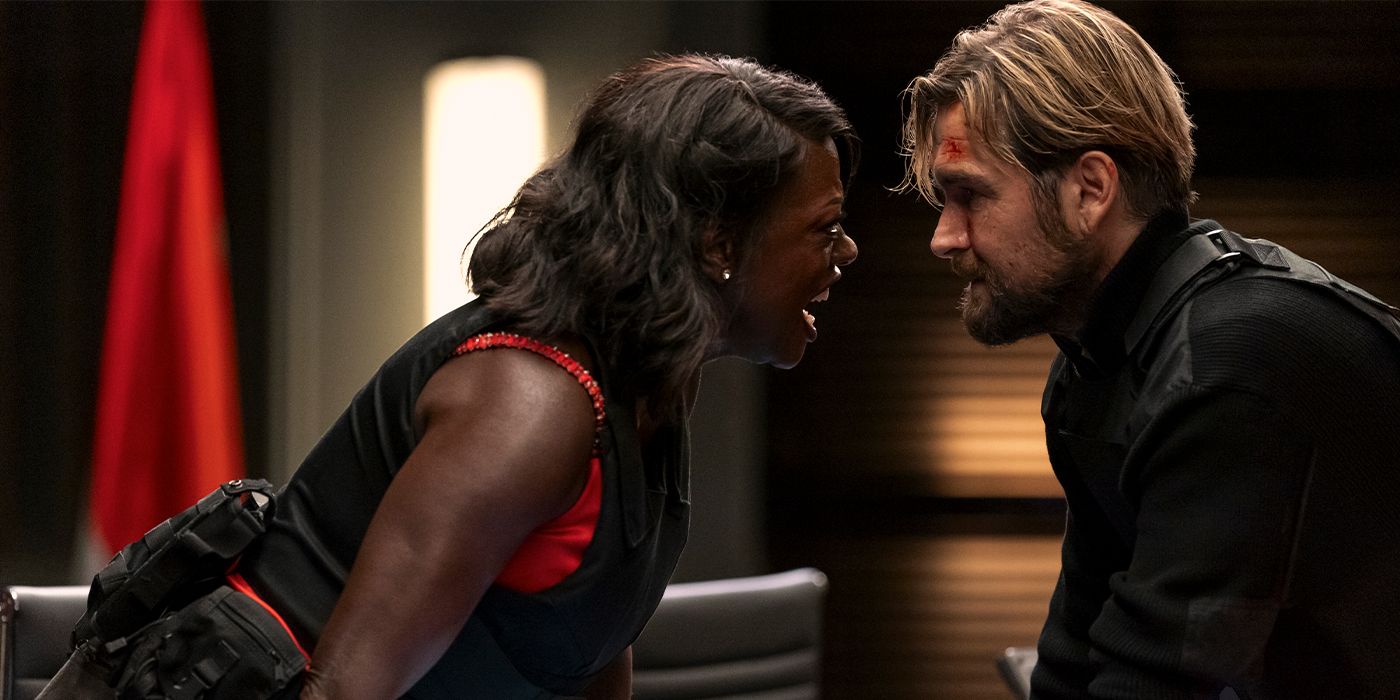 Viola Davis and Antony Starr in G20