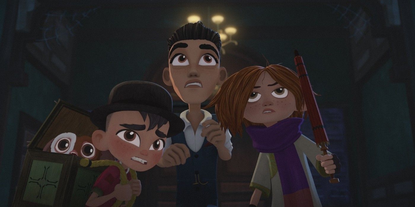 Gizmo, Sam Wing, Chang, and Elle in &lsquo;Gremlins: The Wild Batch&rsquo;