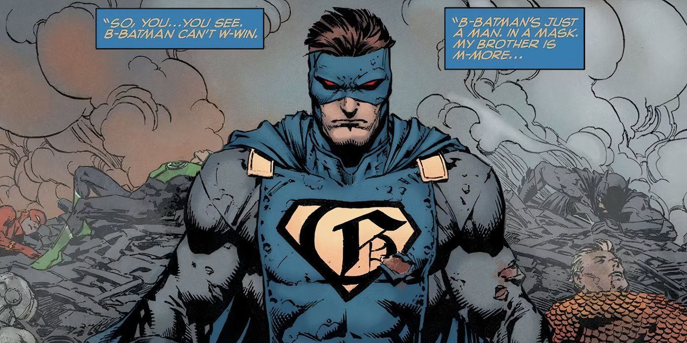 Hank Clover standing with red eyes in DC Comics