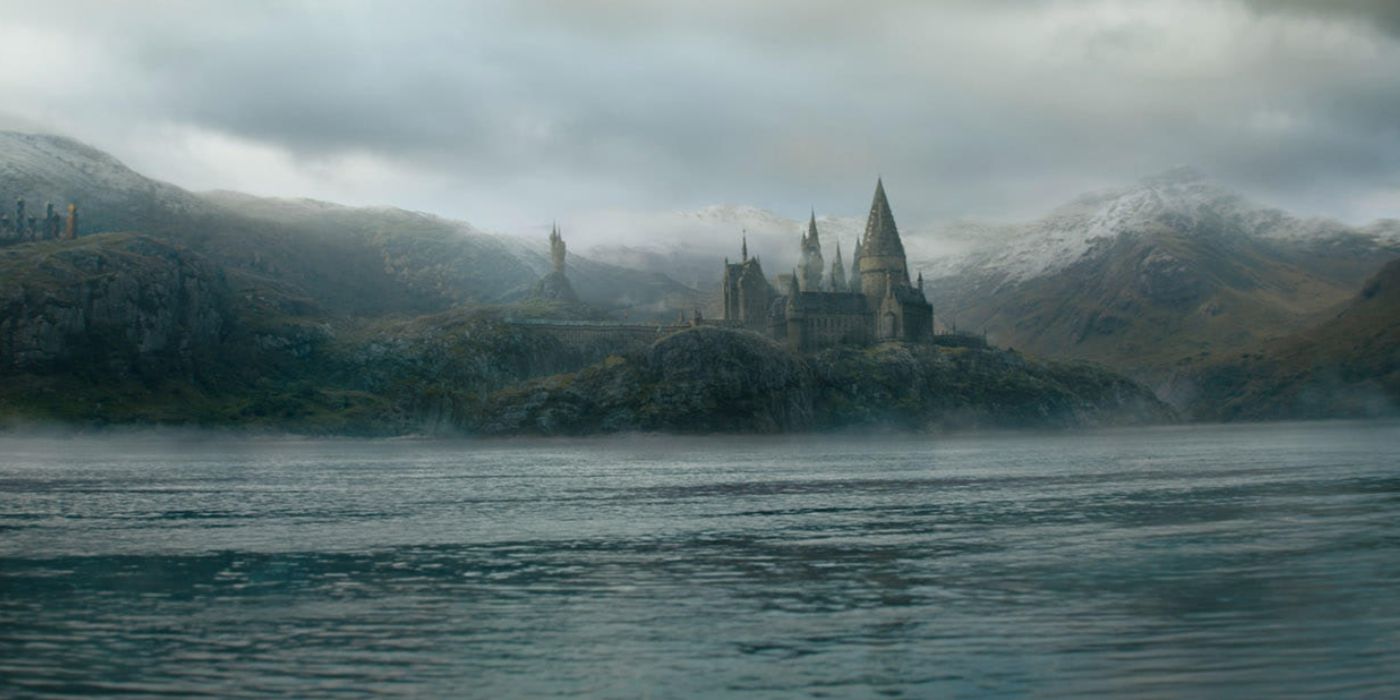 The Great Lake at Hogwarts in the Harry Potter film series.