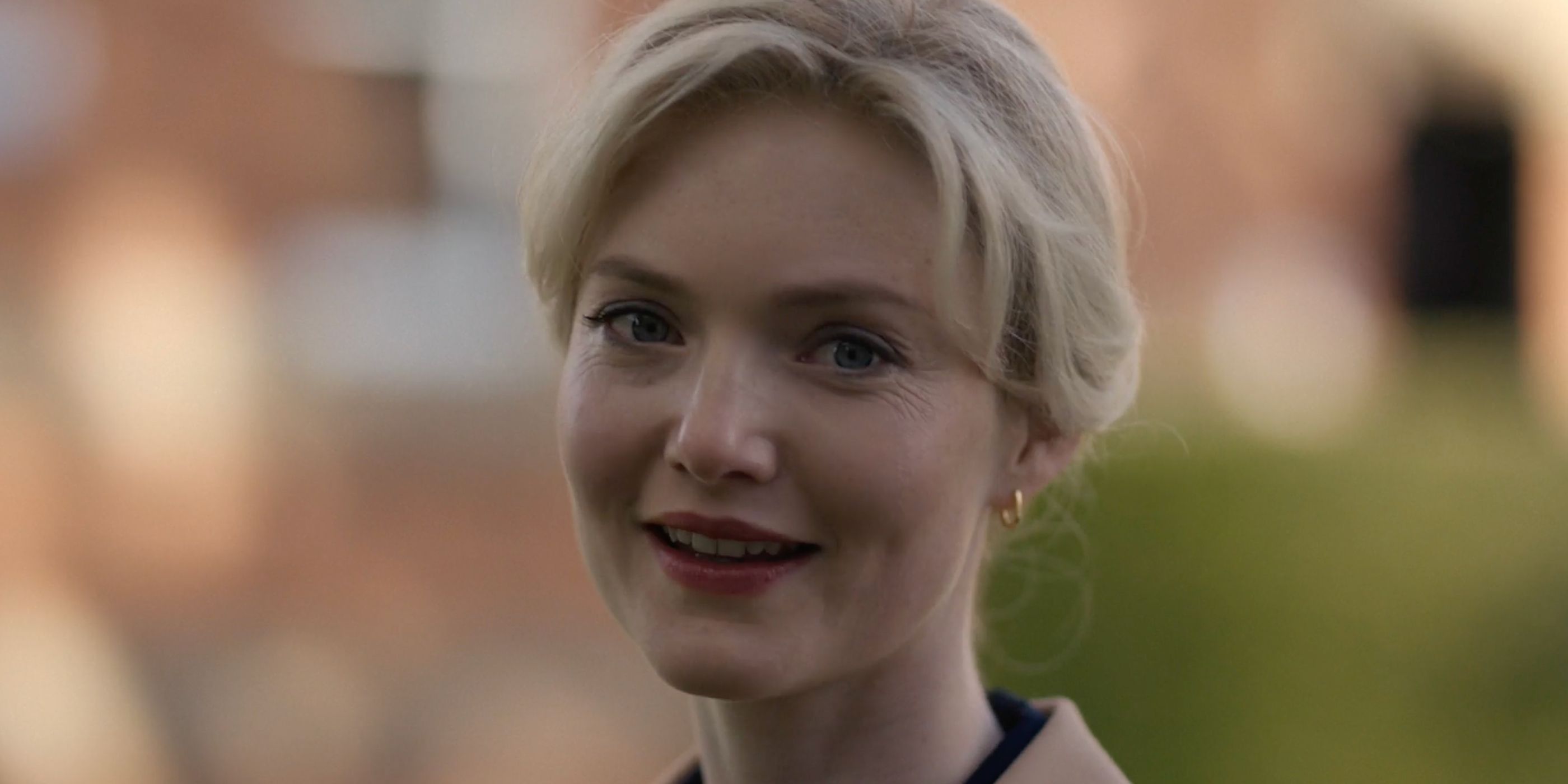 Holliday Grainger smiling in The Stolen Girl