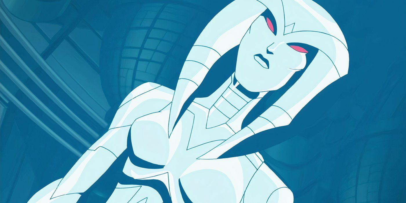 Jocasta walking forward in Avengers: Earth's Mightiest Heroes.