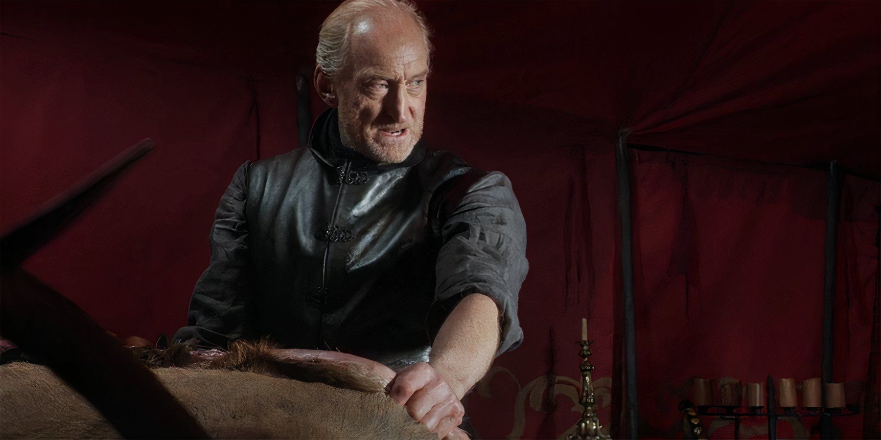 Jamie and Tywin speaking in Season-1, Episode 7, You Win or You Die Game of Thrones.