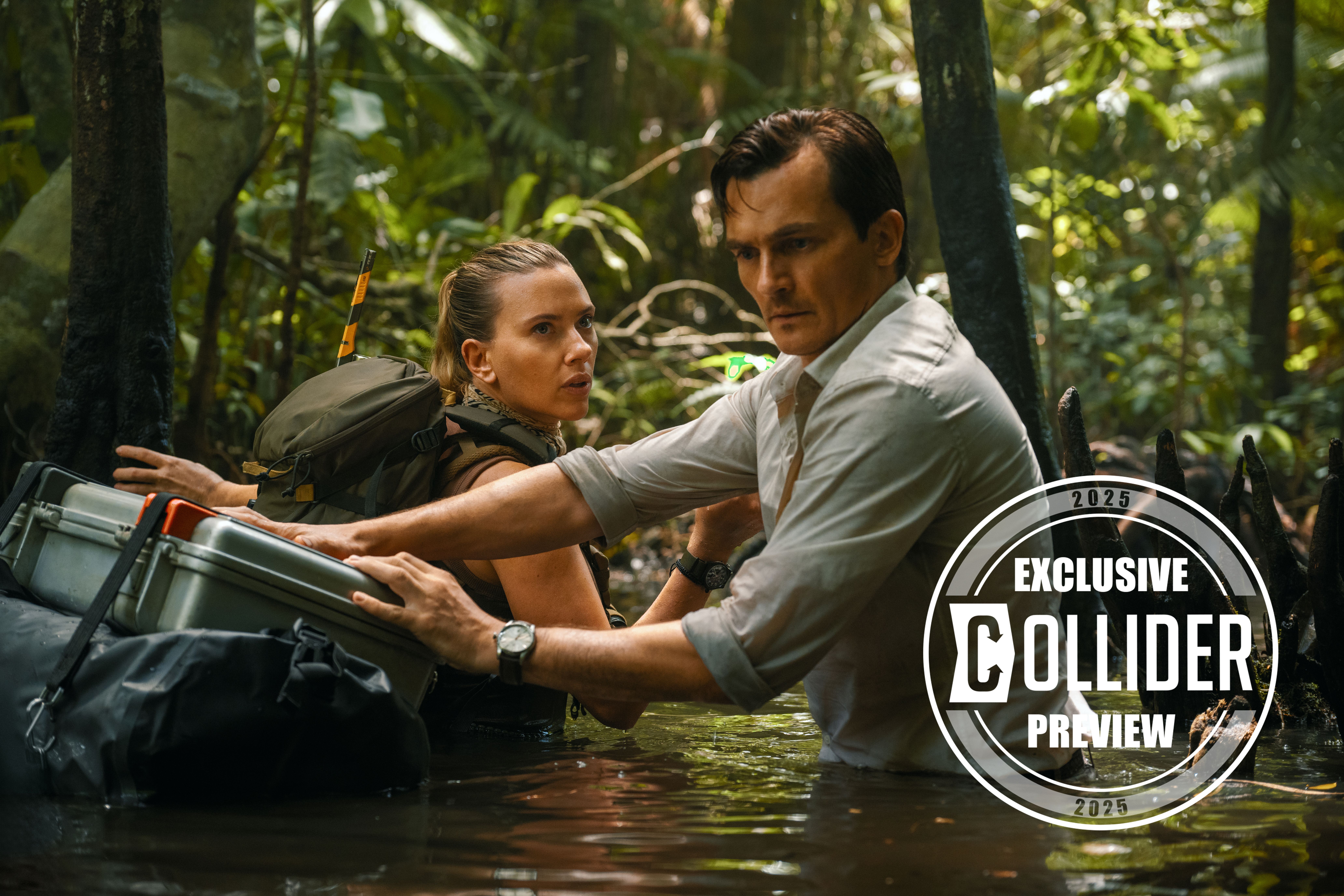 Jurassic-World-Rebirth-Exclusive featuring Scarlett Johansson and Rupert Friend