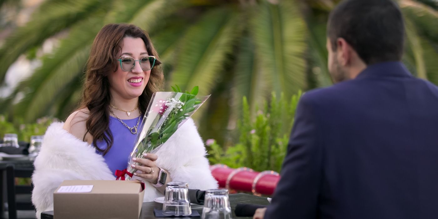 Dani and Adan during a date on &lsquo;Love on the Spectrum&rsquo; Season 3.